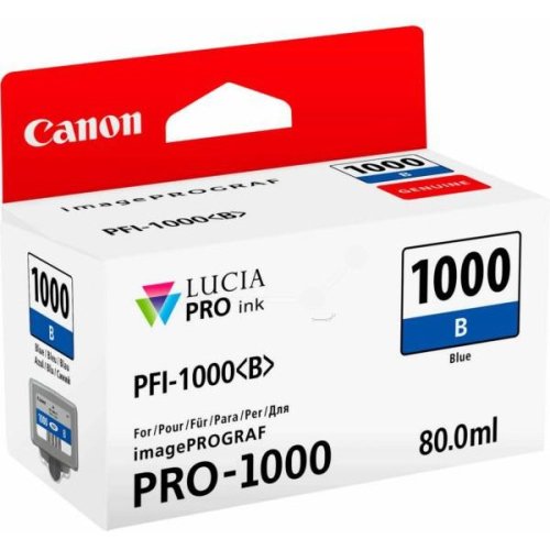 Canon canon pfi-1000blue blue inkjet cartridge