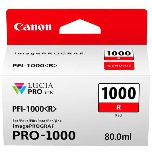 Canon canon pfi-1000r red inkjet cartridge