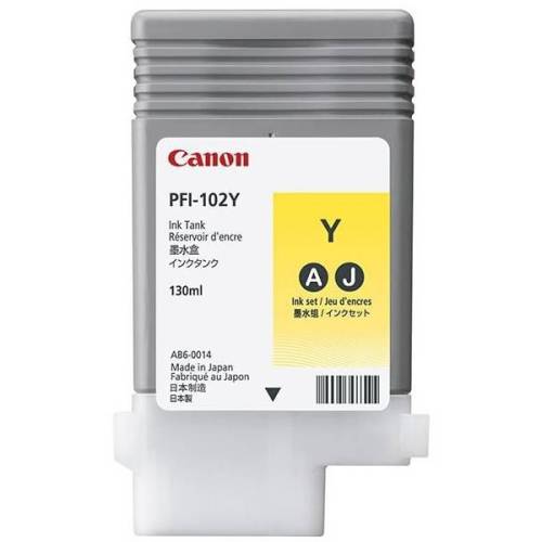 Canon canon pfi-102y yellow inkjet cartridge