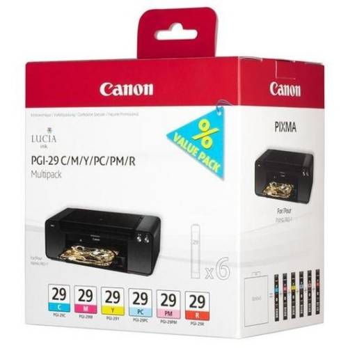 Canon cartus cerneala canon pgi29 cmy/pc/pm/r multipack | pixma pro-1