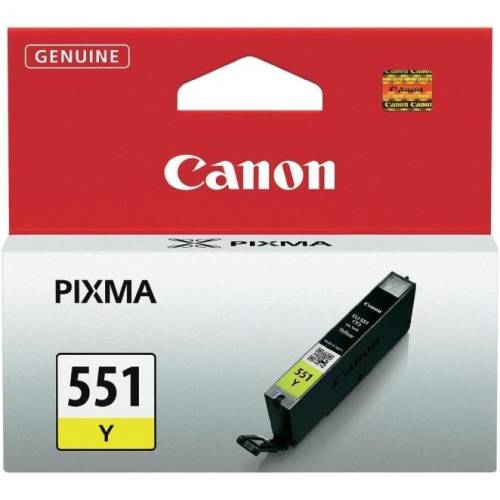 Canon cerneala canon cli551y galbena| ip7250/mg5450/mg6350
