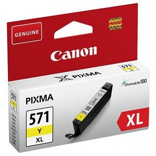 Canon ink canon cli-571xl yellow