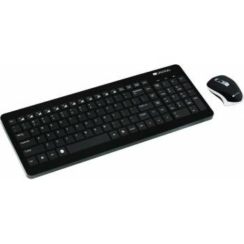 Canyon kit wireless tastatura+mouse canyon cns-hsetw3 black