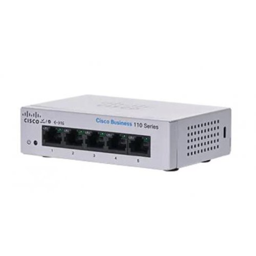 Cisco switch cisco cbs110-5t-d, 5 porturi, grey