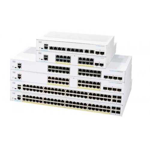 Cisco switch cisco cbs250-48p-4x-eu, 48 porturi, poe, alb