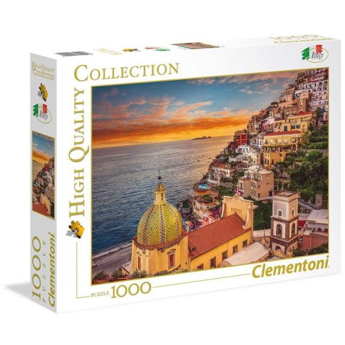 Clementoni puzzle clementoni - positano, italy, 1.000 piese