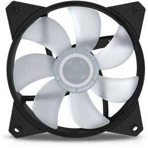 Cooler master fan for case cooler master masterfan mf121l rgb 120x120x25mm, 32cfm, ideal cooler cpu, silentios r4-c1ds-12fc-r2