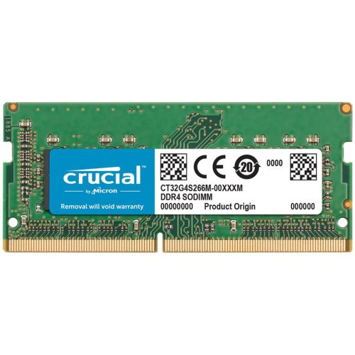 Crucial memorie laptop crucial 32gb, ddr4, 2666mhz, cl19, 1.2v