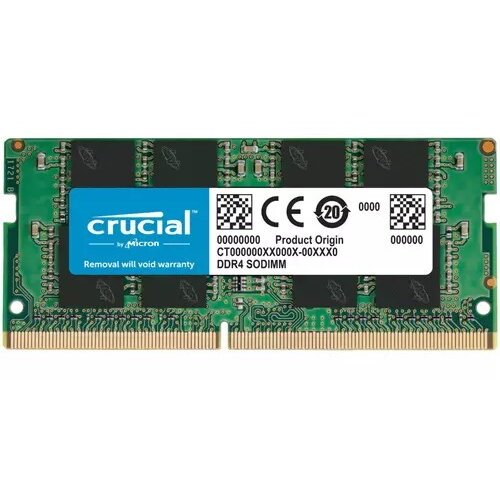 Crucial memorie laptop crucial, 32gb ddr4, 3200mhz, cl22