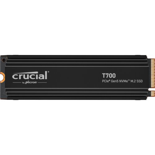 Crucial ssd crucial t700, 4tb, pci express 5.0 x4, nvme 2.0, radiator
