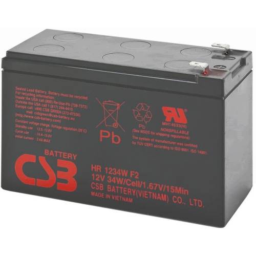 Csb csb battery hr1234w f2 12v/9ah