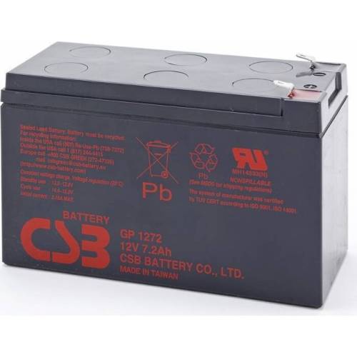 Csb csb rechargeable battery gp1272 f2 12v/7.2ah
