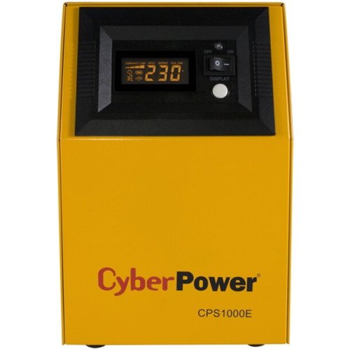 Cyber power ups cyber power eps series 700w (1000va), pentru centrale termice, dc imput 12v, avr, lcd, sinusoida pura, schuko (2), cps1000e