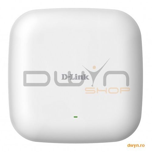 D-link d-link, acces point wireless ac1200 dual-band concurent, 1 port gigabit, poe 802.3af, plenum chassis