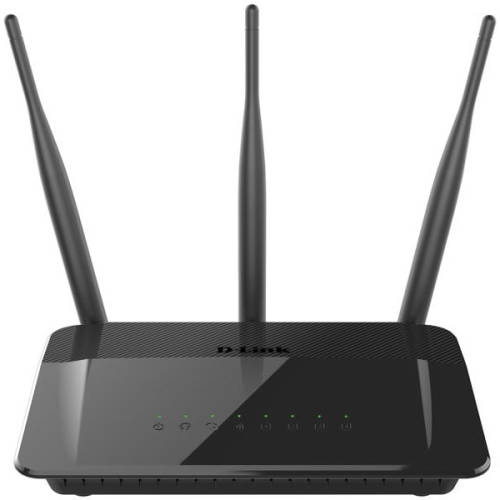 D-link router wireless d-link dir-809, 1xwan 10/100, 4xlan 10/100, 3x antene externe, dual-band ac750 (433/300mbps)