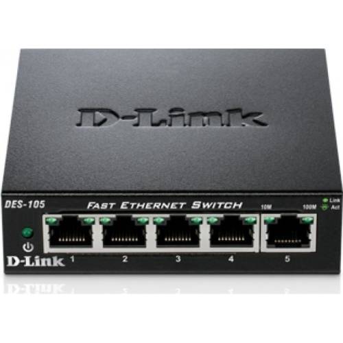 D-link switch d-link des-105 5 porturi fast ethernet