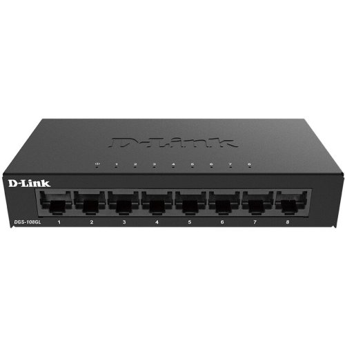 D-link switch d-link dgs-108gl, 8-port gigabit