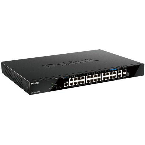 D-link switch d-link dgs-1520-28mp network managed l3 gigabit ethernet (10/100/1000) power over ethernet (poe) 1u black