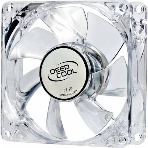 Deepcool deepcool xfan 80l/r clear 80mm led fan