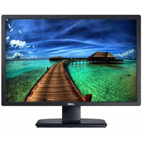 Dell dell monitor ultrasharp u2412m black (24, 1920x1200, pivot, hdcp ready, led backlight, swivel, tilt, 1000:1, 2000000:1(dcr), 178/178, 8ms, vga/dvi/display