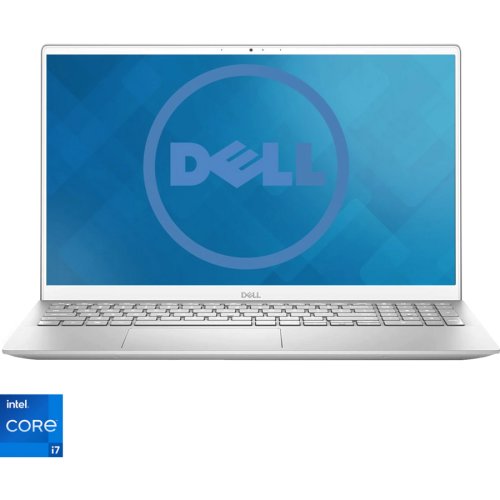 Dell laptop dell inspiron 15 5502 cu procesor intel core i7-1165g7, 15.6, full hd, 8gb, 512gb ssd, intel iris xe graphics, argintiu