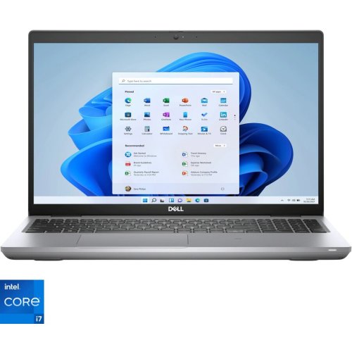 Dell laptop dell precision 3561 cu procesor intel core i7-11850h, 15.6inch, 16gb, 512gb ssd, nvidia t1200 4gb, windows 11 pro, gri