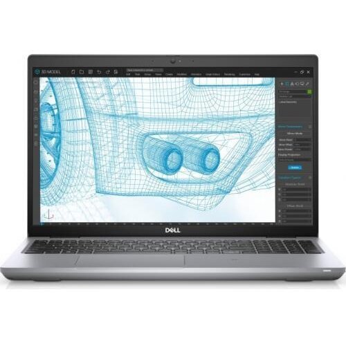 Dell laptop dell precision 3561, intel core i7-11850h, 15.6inch, ram 16gb, ssd 512gb, nvidia t600 4gb, linux, gri