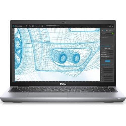 Dell laptop dell precision 3561, intel core i7-11850h, 15.6inch, ram 16gb, ssd 512gb, nvidia t600 4gb, windows 10 pro, gri