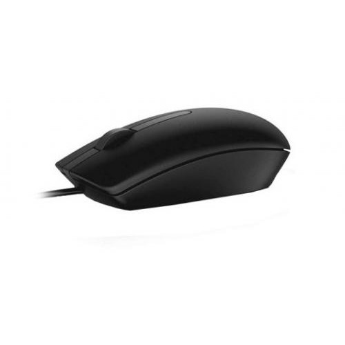 Dell mouse dell ms116 usb 3-button optical mouse, black, 570-aais
