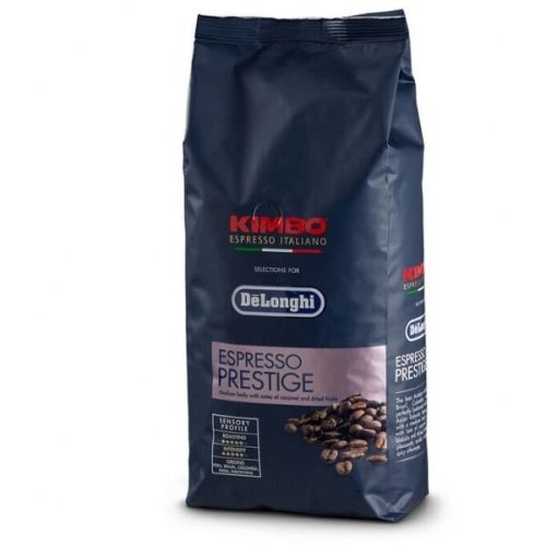 Delonghi cafea boabe delonghi kimbo espresso prestige dlsc615, 1kg, prajire medie, 65% arabica 35% robusta, intensitate 5