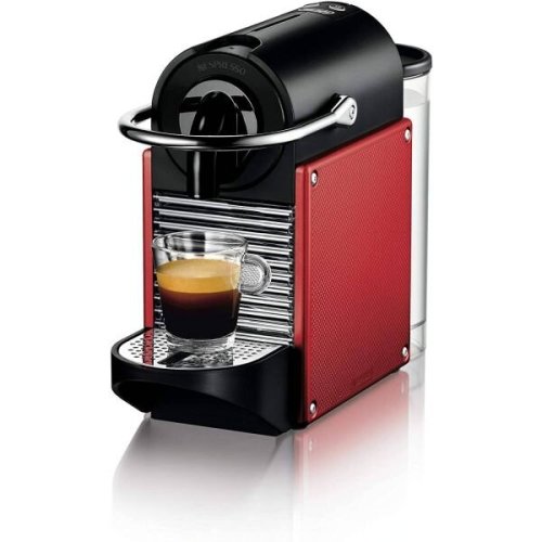 Delonghi espressor cu capsule nespresso pixie en124.r, 1260 w, 0.7 l, 19 bar, rosu