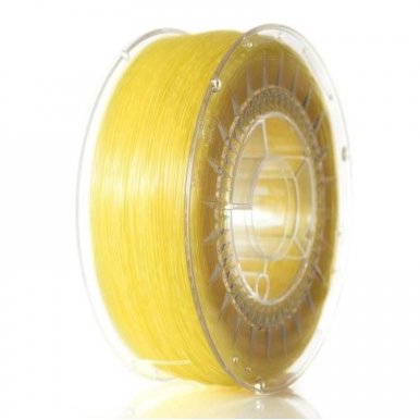 Devildesig filament devil design / abst / bright yellow transparent / 1,75 mm / 1 kg.