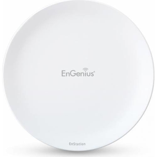 Engenius antena outdoor ptp cpe 11ac wave2 5ghz 867mbps 2t2r 19dbi directional ia 2gbe ppoe, engenius enstation5-ac (include timbru verde 0.5 lei)