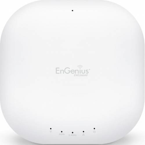 Engenius ap managed wireless dual band 11ac 450+1300mbps 3t3r gbe poe.at 6*5dbi ia, engenius ews360ap (include timbru verde 0.5 lei)