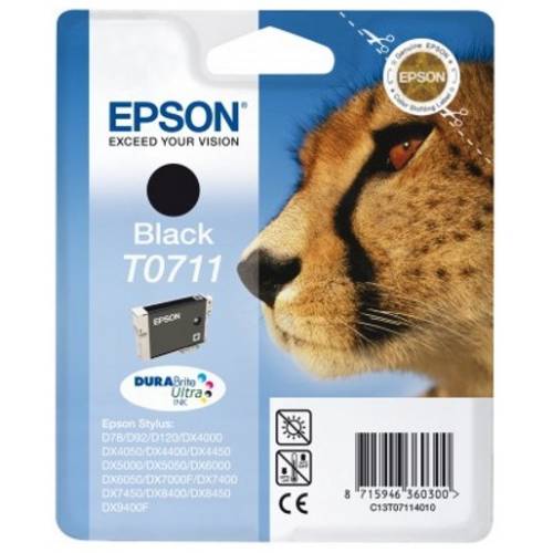 Epson cartuş cerneală epson t0711 (c13t07114010), negru