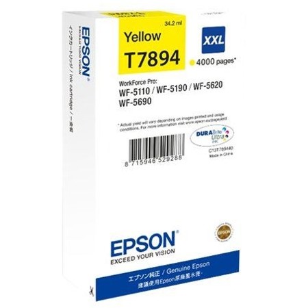 Epson cartuș cerneală epson t7894 , yellow
