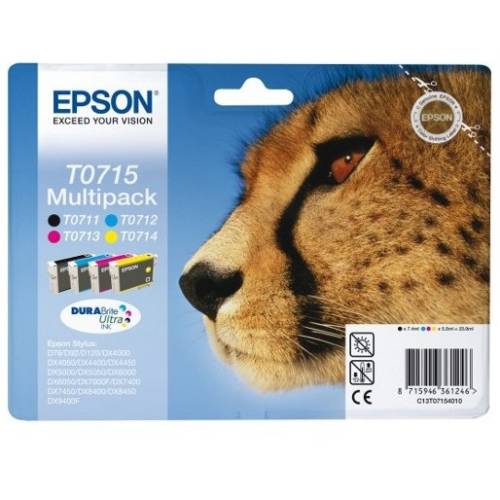 Epson epson cartus cerneala t0715 4 culori