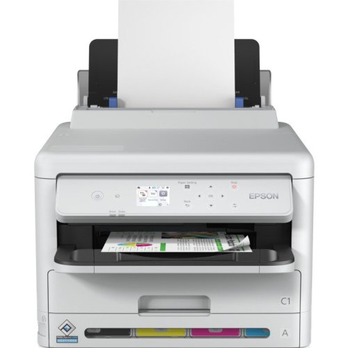 Epson imprimanta epson workforce pro wf-c5390dw, inkjet, color, format a4, duplex, retea, wi-fi