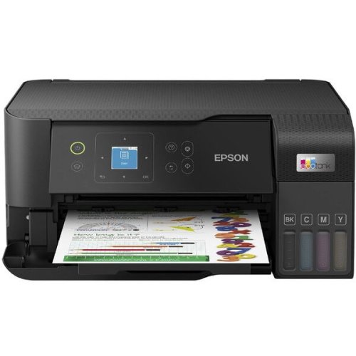 Epson imprimanta multifunctional inkjet color epson ecotank l3560 ciss, a4, wi-fi, neagra