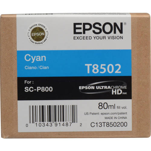 Epson ink cyan sc-p800 80ml