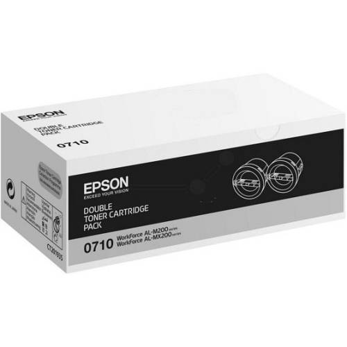 Epson toner epson black | 2 x 2500 pages | double toner | workforce al-m200dn