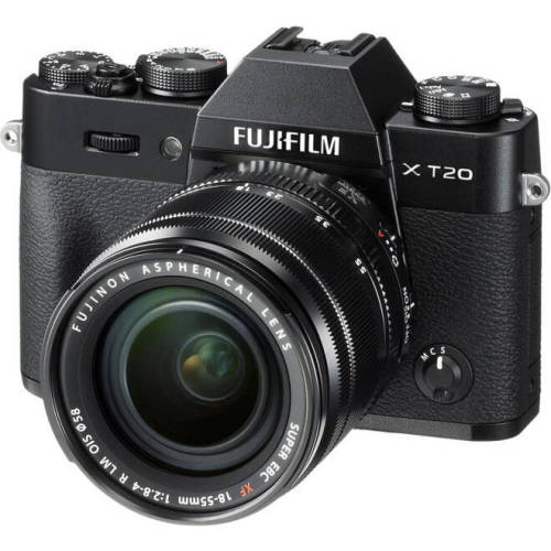 Fuji aparat foto fujifilm x-t20 (obiectiv 18-55mm), negru