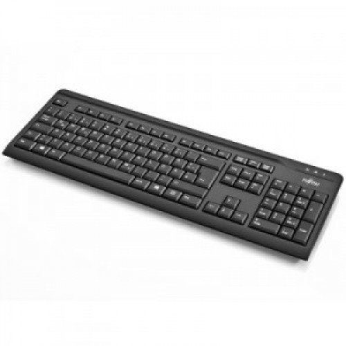 Fujitsu fujitsu kb410 value keyboard usb black, romanian layout, 1,8 m cable.