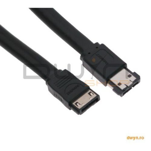 Gembird cablu date esatap to esata / 5 pin mini usb, 0.5m, bulk, 'cc-esatap-esata-usb5p-1m'