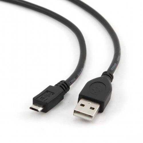 Gembird cablu de date gembird, usb - micro usb, 3m, negru