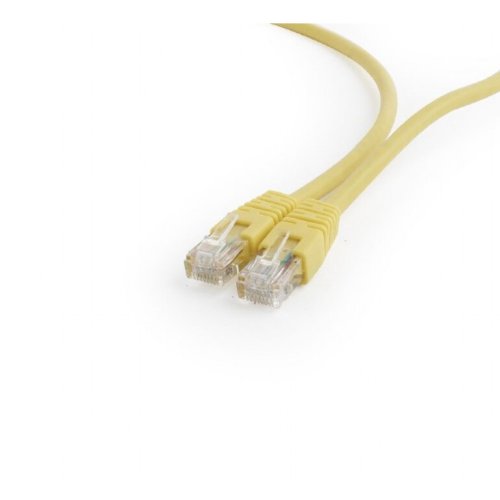 Gembird cablu retea gembird pp6u cat6 patch cable utp 3m yellow