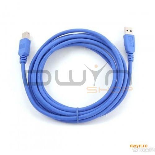 Gembird cablu usb3.0 a - b, 3m, bulk, 'ccp-usb3-ambm-10'