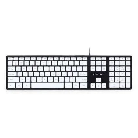 Gembird tastatura gembird kb-mch-02-bkw usb negru/alb