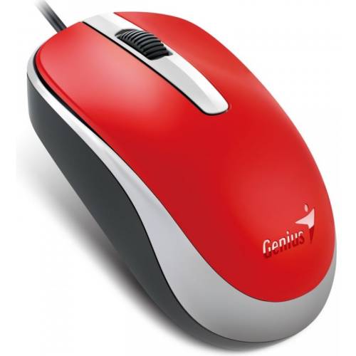 Genius genius optical wired mouse dx-120, red