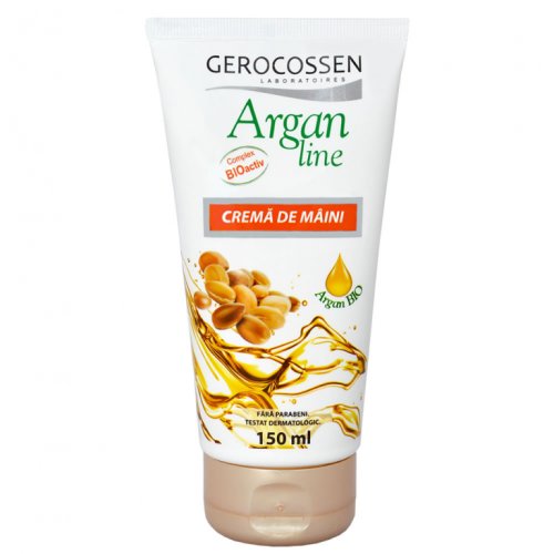Gerocossen crema de maini hidratanta argan line 150 ml